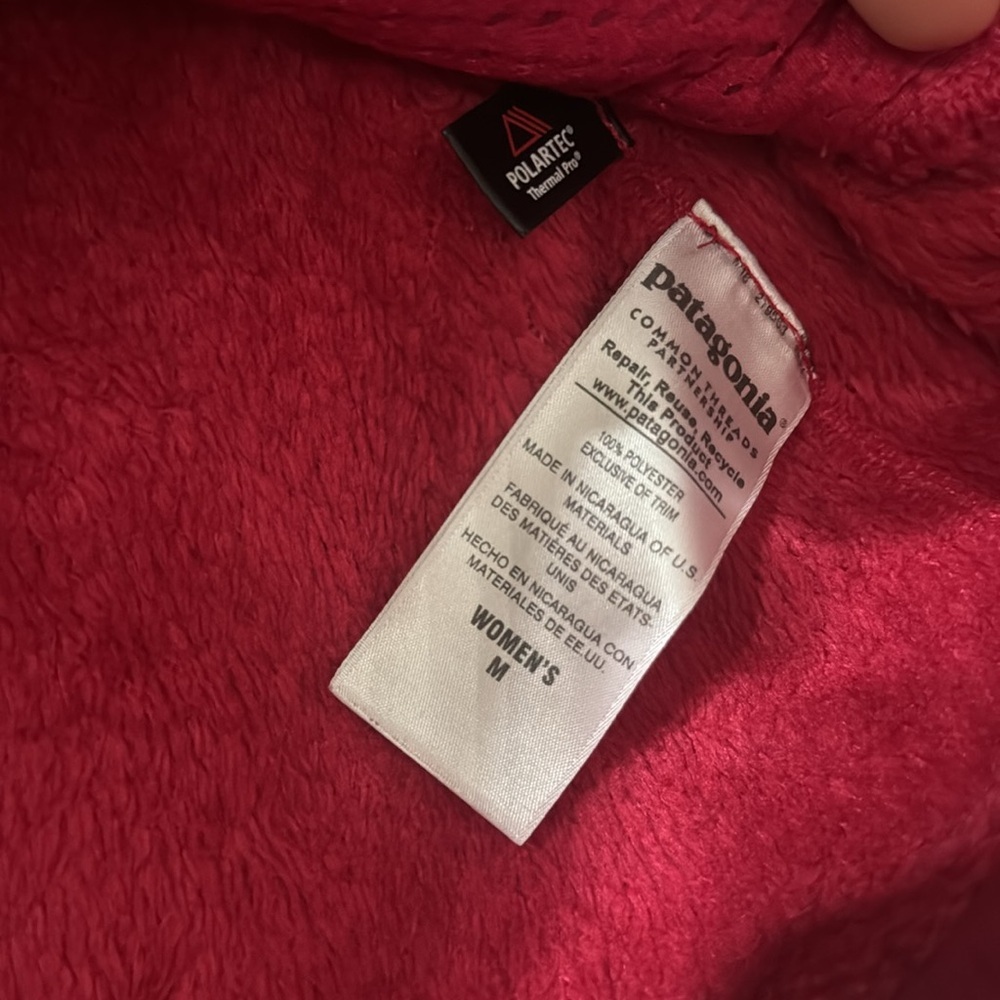 Patagonia Women’s Re-Tool Snap-T Fleece Pullover Pink Medium - Picture 5 of 8
